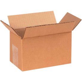 Long Cardboard Corrugated Boxes, 6"L x 3"W x 3"H, Kraft