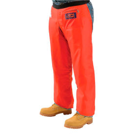 ProChaps Chainsaw Chaps, Apron Style, 33"L, Orange