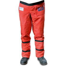 ProChaps Chainsaw Chaps, Wraparound Calf Style, 36"L, Orange