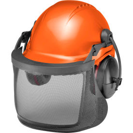 ProGuard Tectra Safety Cap, 6-Point Pin-Lock Suspension, Orange