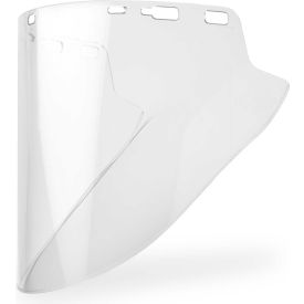 Premium Molded Face Shield, 10"L x 18-1/2"W x 1/16" Thick, Clear