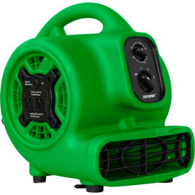Mini Air Mover With Daisy Chain & 3 Hour Timer, 3 Speed, 1/5 HP, 800 CFM