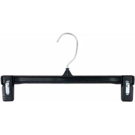 Skirt/Slack Hanger-Pinch Grip, 12"L, Plastic-BK, Pkg Qty 200