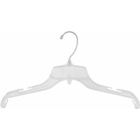 Top Hanger-Molded Non-Slip Shoulders, 15"L, Break Resistant, Pkg Qty 100
