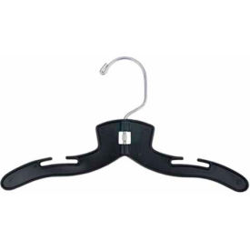 Dress Hanger-Infant Super Heavy Weight, 10"L, Plastic-BK, Pkg Qty 200