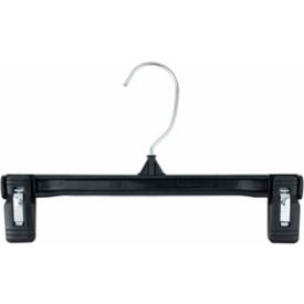 Skirt/Slack Hanger-Pinch Grip, 10"L, Plastic-BK, Pkg Qty 200