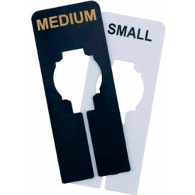 NAHANCO Universal Size Divider, 2"W x 5"H, Plastic, White w/Black Lettering