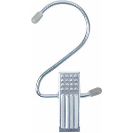 Hang Alls-Jaws Clip, 4-1/2"L x 3/4"W x4-1/2"H, Metal-Chrome, Pkg Qty 100