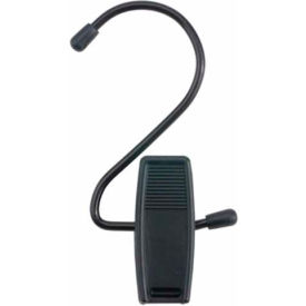 Jaws Hang All Clip with Black Hook, 4-1/2"L x 3/4"W x4-1/2"H, Metal-Black, Package Quantity 100