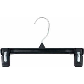 Skirt/Slack Hanger-Pinch Grip with Soft Pads, 12"L, Plastic-BK, Package Quantity 200