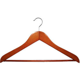 Suit Hanger-Executive Series, 17"L, Wood-CY, Pkg Qty 50