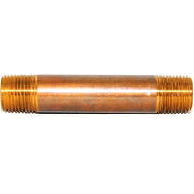 1/4" x 9" Brass Pipe Nipple, Schedule 40