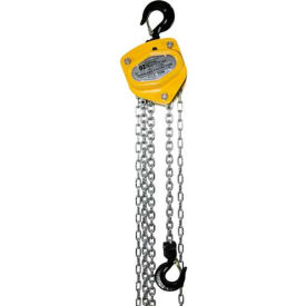 Manual Chain Hoist With Standard Overload Protection 1 Ton Capacity 20' Lift