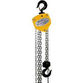 Manual Chain Hoist with Standard Overload Protection 1-1/2 Ton Capacity 20 Foot Lift