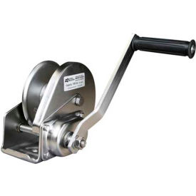 Stainless Steel Hand Winch with Brake 1000 Lb. Capacity