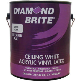 Latex Ceiling Paint, White Gallon Pail - 40300-1