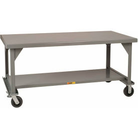 Mobile Heavy-Duty Workbench, 5000 lbs. Capacity - 72"W x 30"D x 36"H
