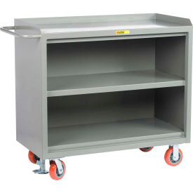 Mobile Service Workbench w/ Center Shelf, 48"W x 24"D, Gray