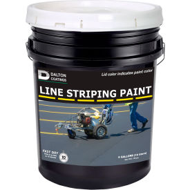 5 Gal. Line Striping Paint, Lead-Free, Fast Dry, White, 1 Each