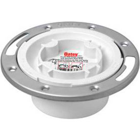 3" or 4" PVC Easy Tap Closet Flange with Stainless Steel Ring
