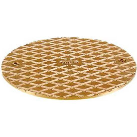6" Round Cover, Brass
