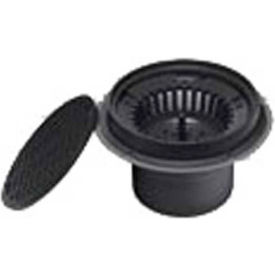 4" PVC Sediment Drain, Plastic Grate with Bucket