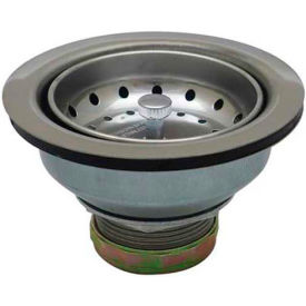 15 Snap-N-Tite Sink Basket Strainer SS Body and Basket, Locking Cup, 3-3/4"L