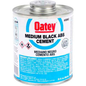 ABS Medium Black Cement 16 oz.