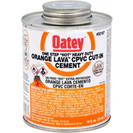 Orange Lava CPVC Cut-In Cement 16 oz.