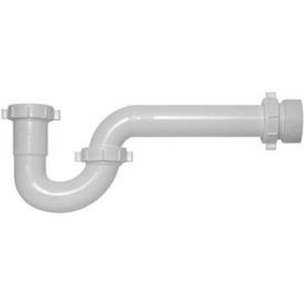 P9704 1-1/2" P-Trap with Threaded PVC Adapter