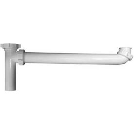 End Outlet Waste 1-1/2" x 16" Center to Center, Slip Joint Combo Baffle Tee