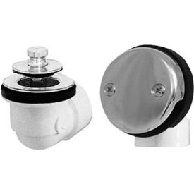 Bath Waste Half Kit Uni-Lift Stopper Chrome Finish Zinc Drain Unit
