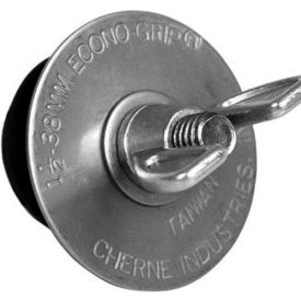 Cherne 4" Stainless Steel Econ-O-Grip Plug 2 PSI