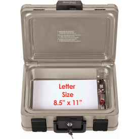 SureSeal Fire & Waterproof Chest, 15-7/8"W x 12-3/8"D x 6-1/2"H, 0.27 Cu. Ft.