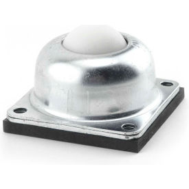 1-1/2" Nylon Ball 4 Hole Flange Carbon Steel Housing Neoprene Cushion