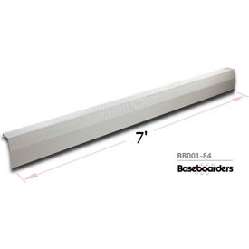 Premium Series 7 ft Steel Easy Slip-on Baseboard Heater Cover, White