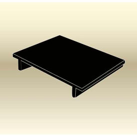 Stackable Closed Deck Pallet, 2-Way, 30" x 18", 1000 Lb Static Capacity, Black