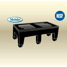 Dunnage Rack with Casters 36"W x 22"D x 12"H, 1200 Lbs. Capacity