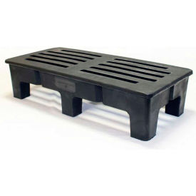 481812 HD PolyMight Dunnage Rack 48"W x 18"D x 12"H, 1500 Lbs. Capacity