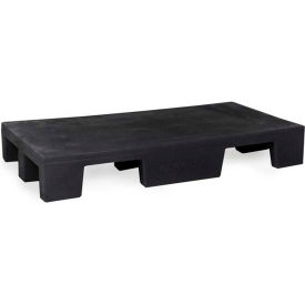 Stackable Closed Deck Pallet, 4-Way, 40" x 20", 1000 Lb Static Capacity, Black