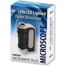 MM-300 MicroBrite Plus 60x-120x LED Lighted Pocket Microscope