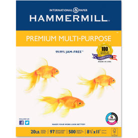 Multipurpose Paper - White - 8-1/2 x 11 - 5000 Sheets/Carton