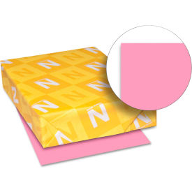 Astrobrights Colored Card Stock, 8-1/2" x 11", Pulsar Pink, 250/Pack