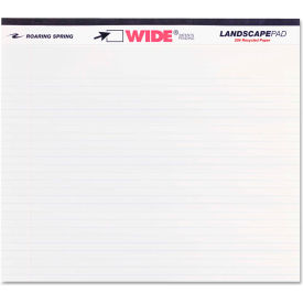 Landscape Format Writing Pad, 11" x 9-1/2", White, 40 Sheets/Pad
