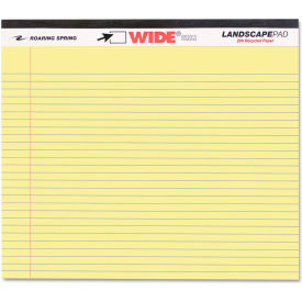 Landscape Format Writing Pad 11" x 9-1/2", Canary, 40 Sheets/Pad