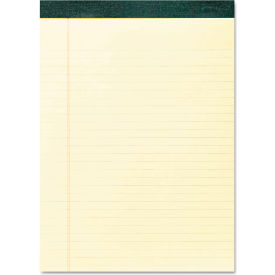 Recycled Legal Pad, 8-1/2" x 11-3/4", Canary, 40 Sheets/Pad, 12/Pack