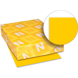 Astrobrights Colored Card Stock, 8-1/2" x 11", Galaxy Gold, 250/Pack