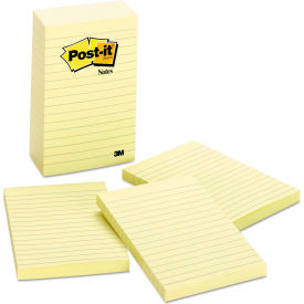 Note Pads, 4" x 6", Canary Yellow, 30 Sheets, 5/Pack