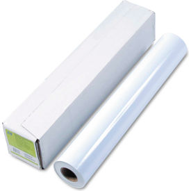 24" x 100' High Gloss White Large Format Paper, 1 Roll