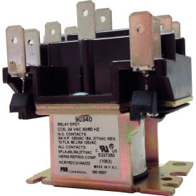 DPDT General Purpose Relay 50/60 Hz Double Pole Power Power Coil 24VAC